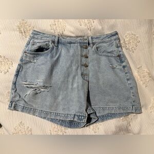 American Eagle Denim Mini Skort